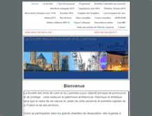 Tablet Screenshot of amis-de-laon.com